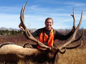 Front View of Ed's Giant Colorado Bull Elk